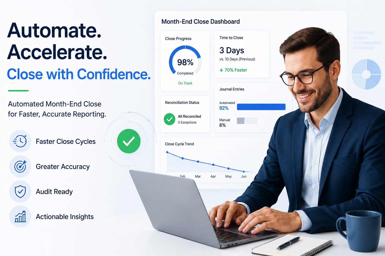Automating financial reporting with a practical playbook for faster month-end reporting.