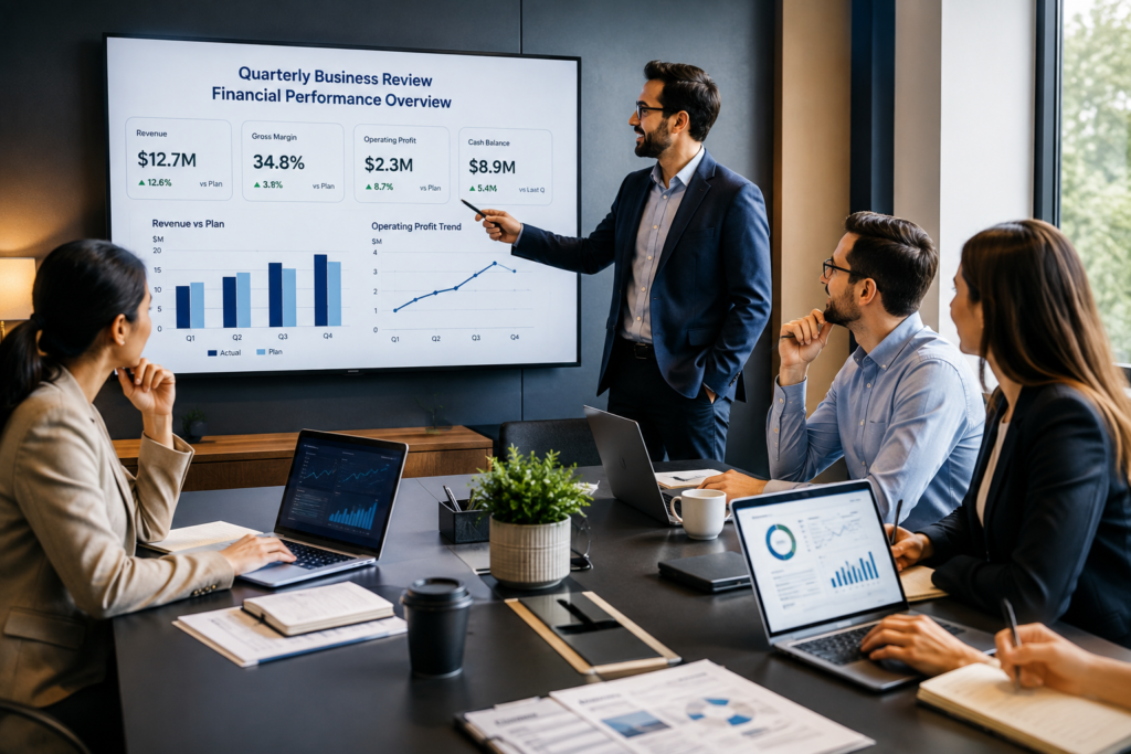 How to Run a Meaningful Quarterly Business Review Using Financial Data