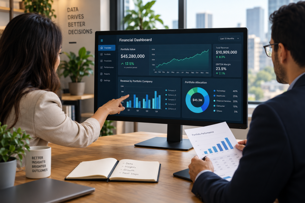 How Private Equity-Backed Businesses Use Dashboards to Drive Portfolio Value